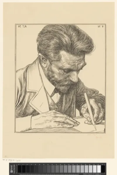 Portret van August Bebel
