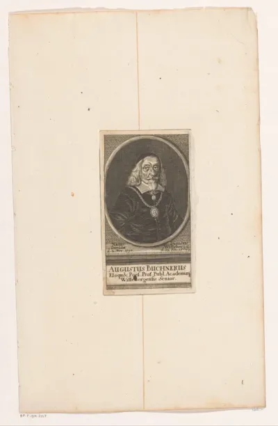 Portret van August Buchner