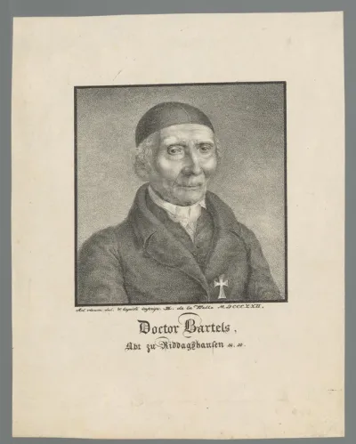 Portret van August Christian Bartels