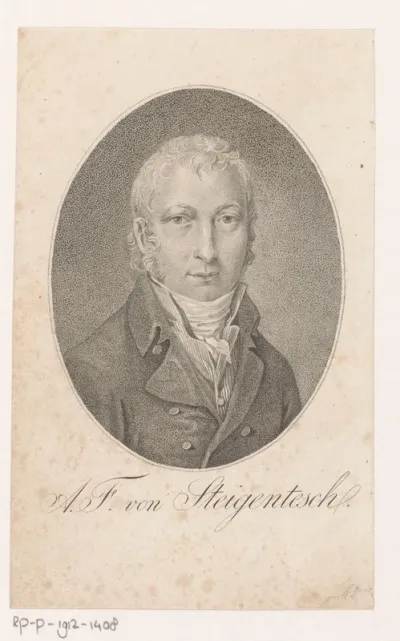 Portret van August Ernst Freiherr von Steigentesch