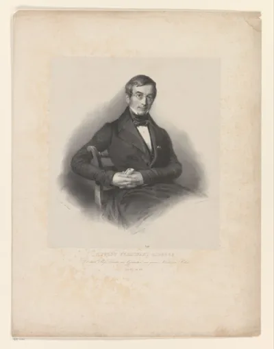 Portret van August Ferdinand Ribbeck