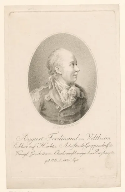 Portret van August Ferdinand von Veltheim