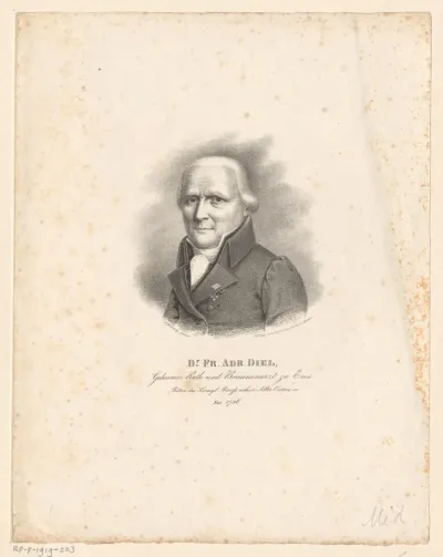 Portret van August Friedrich Adrian Diel