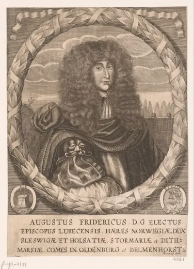 Portret van August Friedrich von Schleswig-Holstein-Gottorf