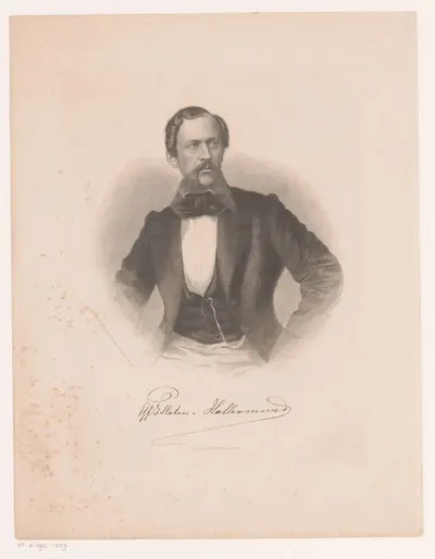 Portret van August Graf von Platen