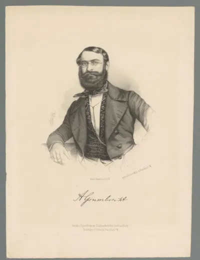 Portret van August Grumbrecht