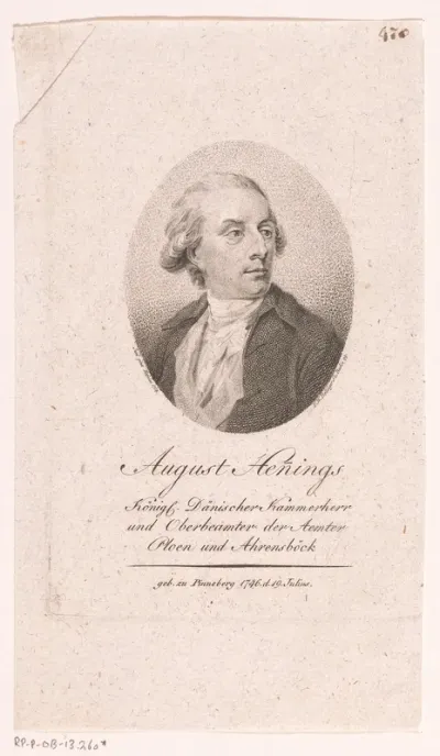 Portret van August Hennings