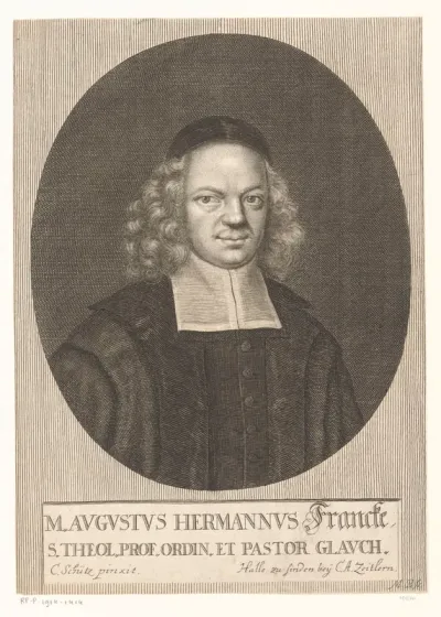 Portret van August Hermann Francke
