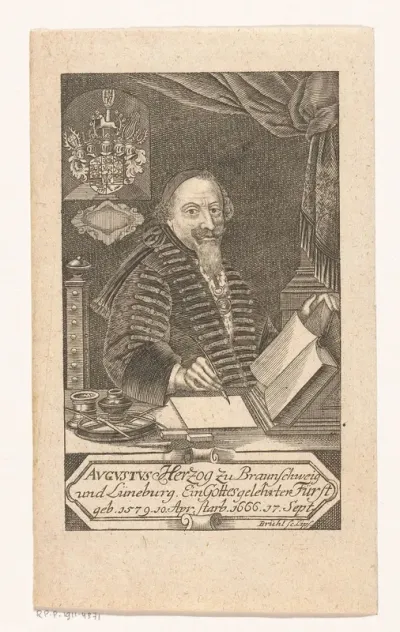 Portret van August II de jongere, hertog van Braunschweig-Lüneburg