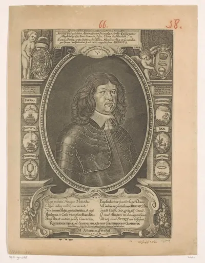 Portret van August II van Saksen