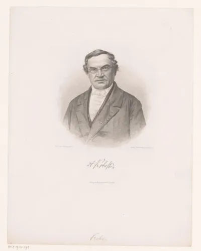Portret van August Koberstein