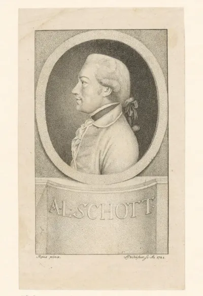 Portret van August Ludwig Schott