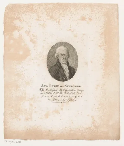 Portret van August Ludwig von Schlözer