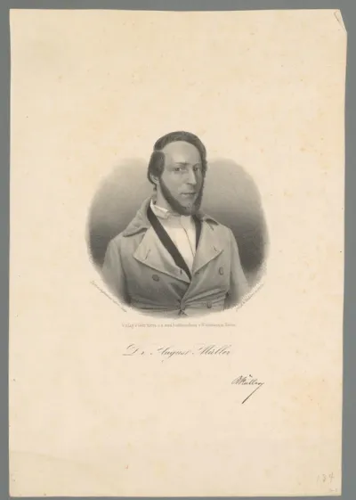 Portret van August Müller