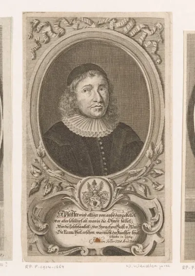 Portret van August Pfeiffer