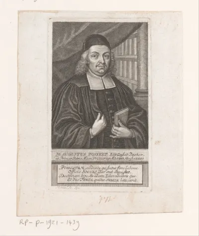 Portret van August Posselt