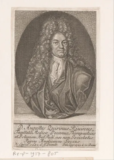 Portret van August Quirinus Rivinus