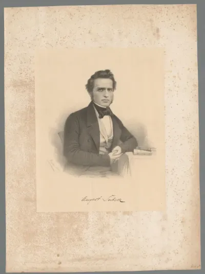 Portret van August Seebeck