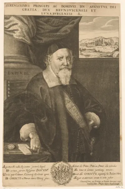 Portret van August von Braunschweig-Lüneburg