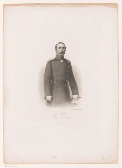 Portret van August von Goeben