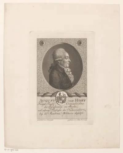 Portret van August von Hoff