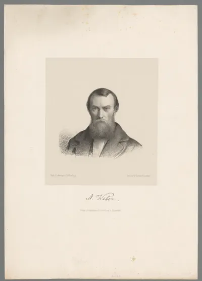 Portret van August Weber