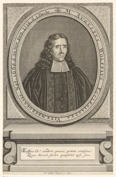 Portret van August Wolf