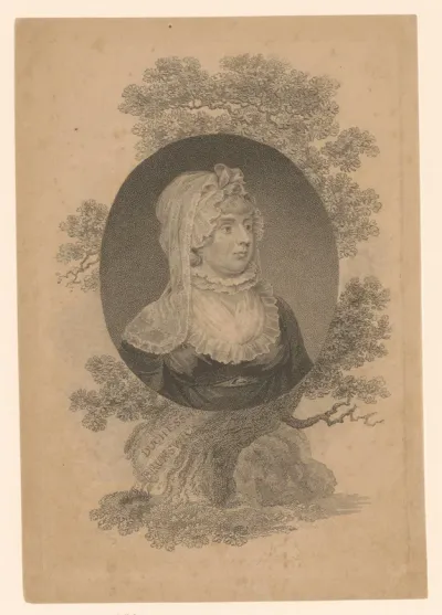 Portret van Augusta Caroline van Brunswijk