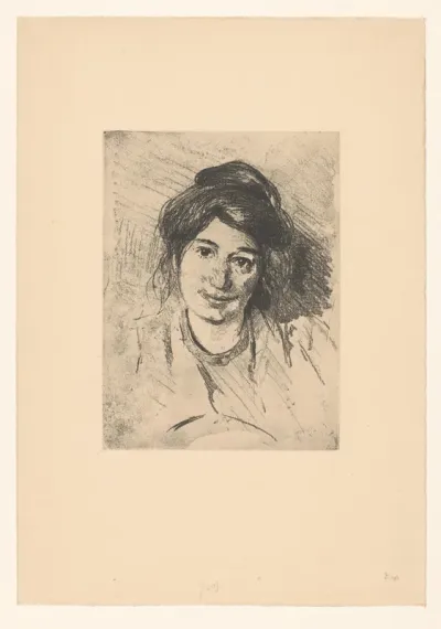 Portret van Augusta Maria Agnes (Marie) Witsen-Schorr