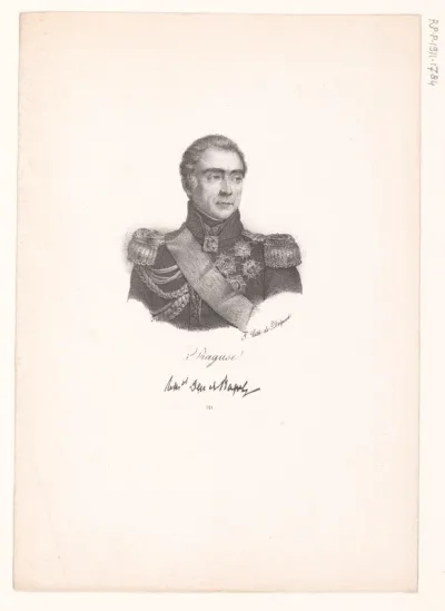 Portret van Auguste de Marmont, hertog van Ragusa