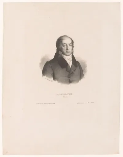 Portret van Auguste de Schonen