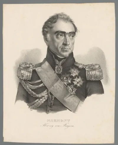 Portret van Auguste-Frédéric-Louis Viesse de Marmont