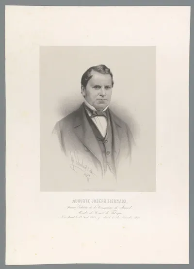 Portret van Auguste Joseph Biernaux