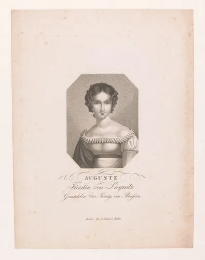 Portret van Auguste von Liegnitz