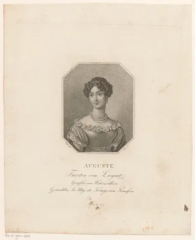 Portret van Auguste von Liegnitz