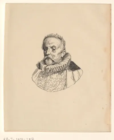 Portret van Augustijn van Teylingen