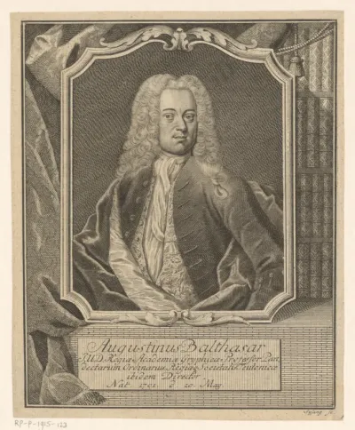 Portret van Augustin Balthasar