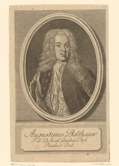 Portret van Augustin Balthasar
