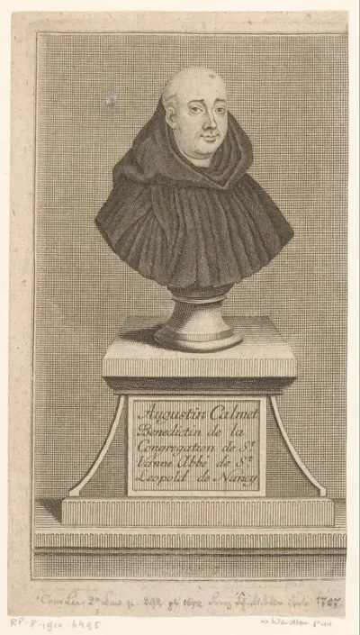 Portret van Augustin Calmet