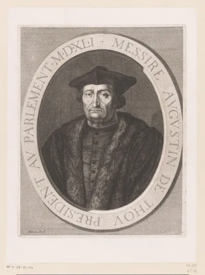 Portret van Augustin de Thou