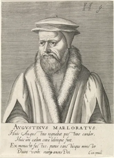 Portret van Augustin Marlorat