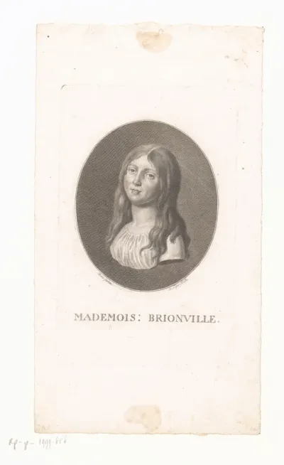 Portret van Augustine Sophie de Blanqui