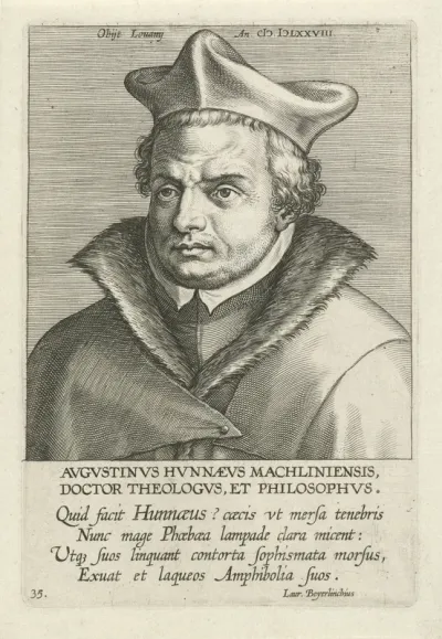 Portret van Augustinus Hunaeus