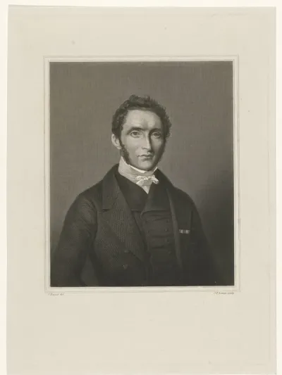 Portret van Augustus Arnoldus Sebastian