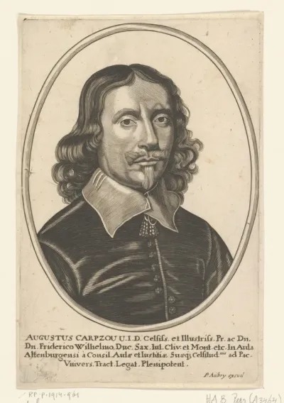 Portret van Augustus Carpzou