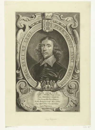 Portret van Augustus Carpzow