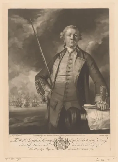 Portret van Augustus Hervey