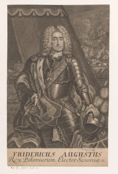 Portret van Augustus II de Sterke (koning van Polen)