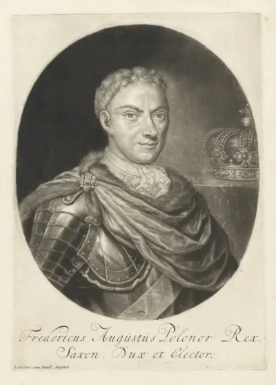 Portret van Augustus II, koning van Polen