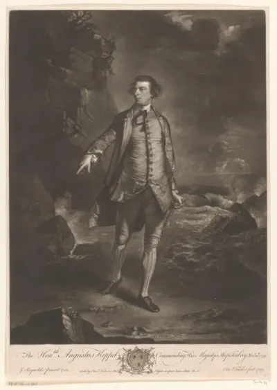 Portret van Augustus Keppel